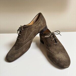 J.CREW CAMDEN LEATHER BROGUE OXFORD SHOES